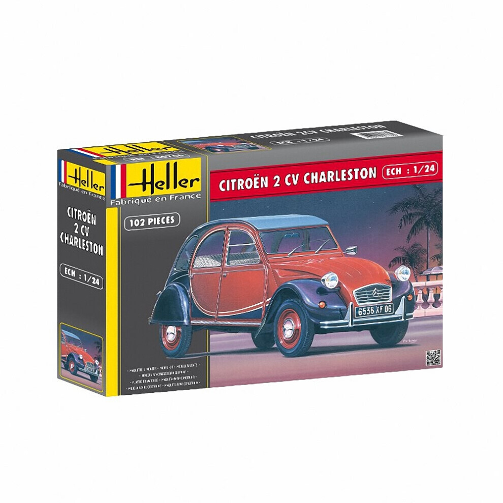 Maxpower Hel80766 - Heller 1:24 - Citroen 2 Cv Charleston