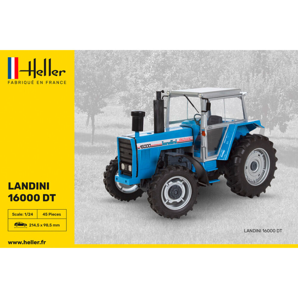 Maxpower Heller 81403 Landini 16000 Dt Tractor 1:24 Model Kit
