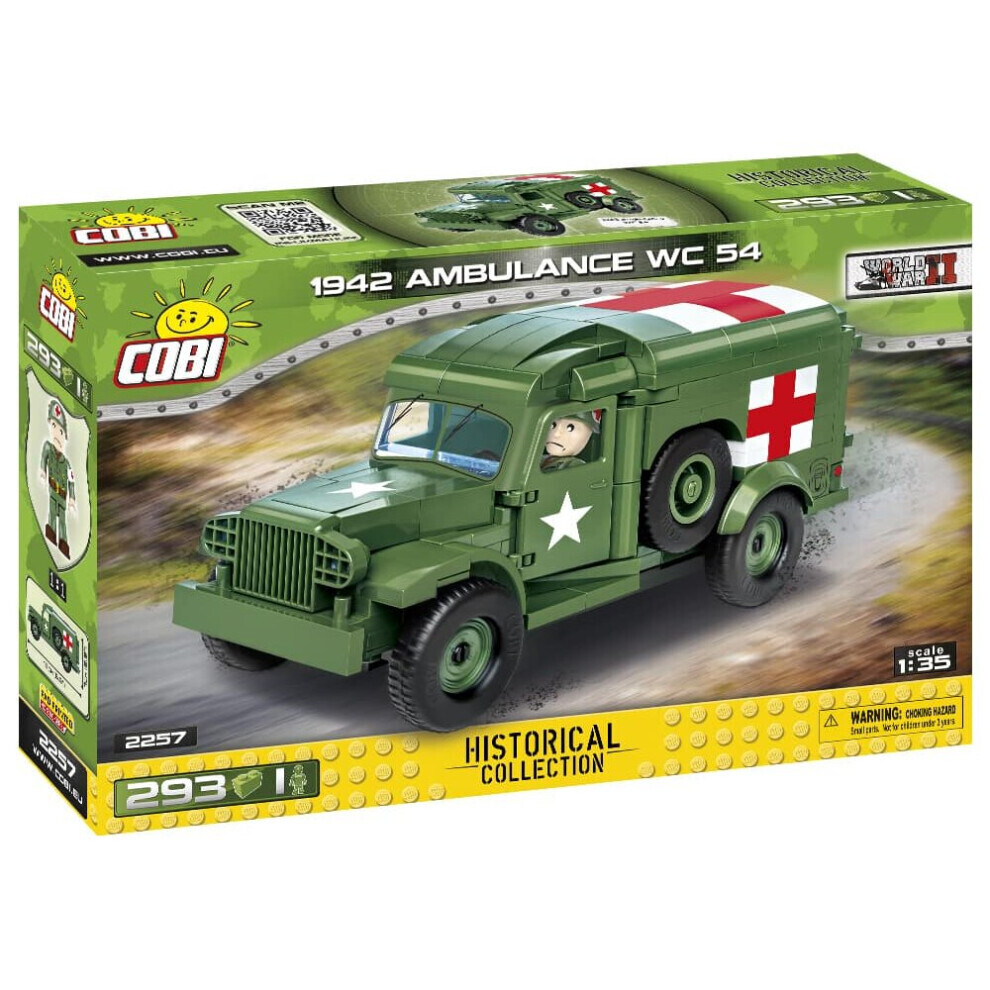 Maxpower Cob02257 - Cobi - Historical Collection - Dodge Wc-54 Ambulance