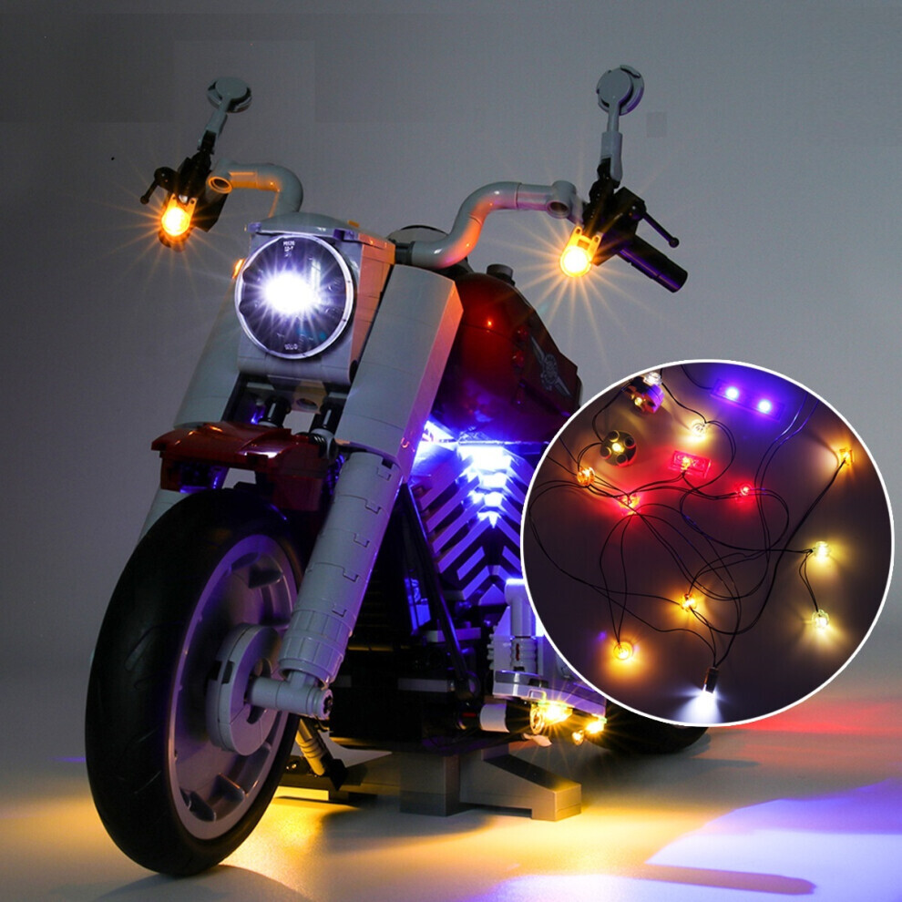 Maxpower Diy Led Light Lighting Kit Only For Lego 10269 Creator Expert For Harley Davidson