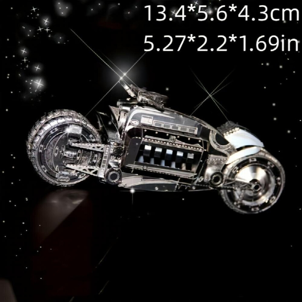 Maxpower Diy Metal Assembly Toy Motorcycle Model 3D Three Dimensional Game Puzzle Off Road Motorcycle Model