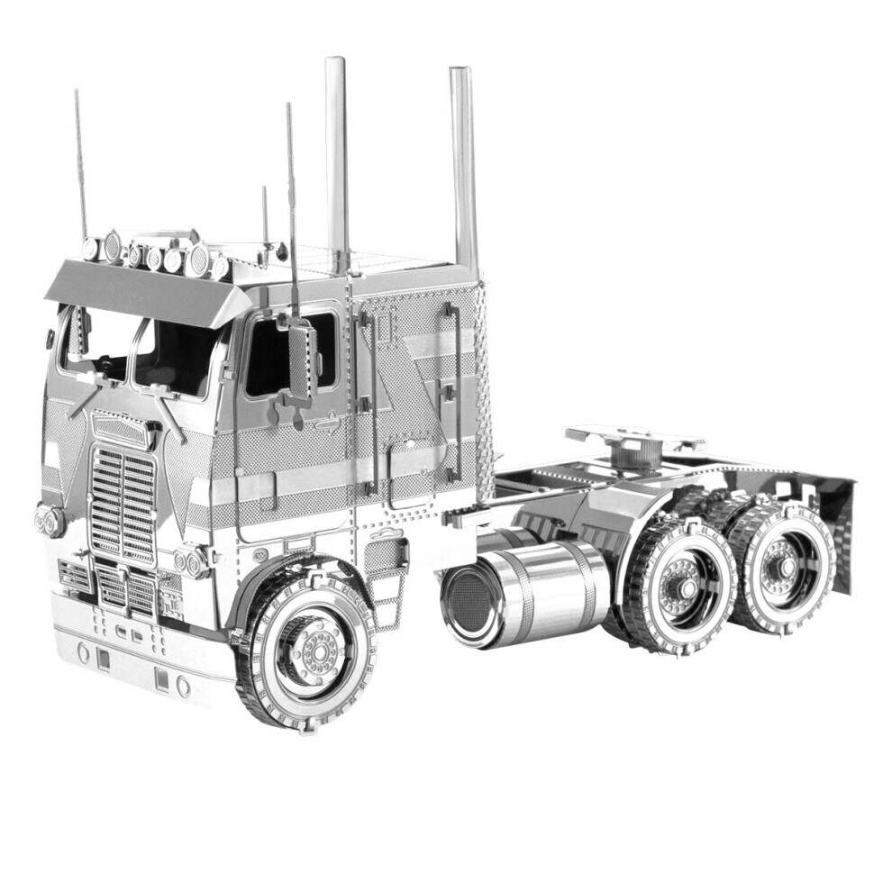 Maxpower Fascinations Metal Earth Freightliner Coe Truck 3D Metal Model Kit