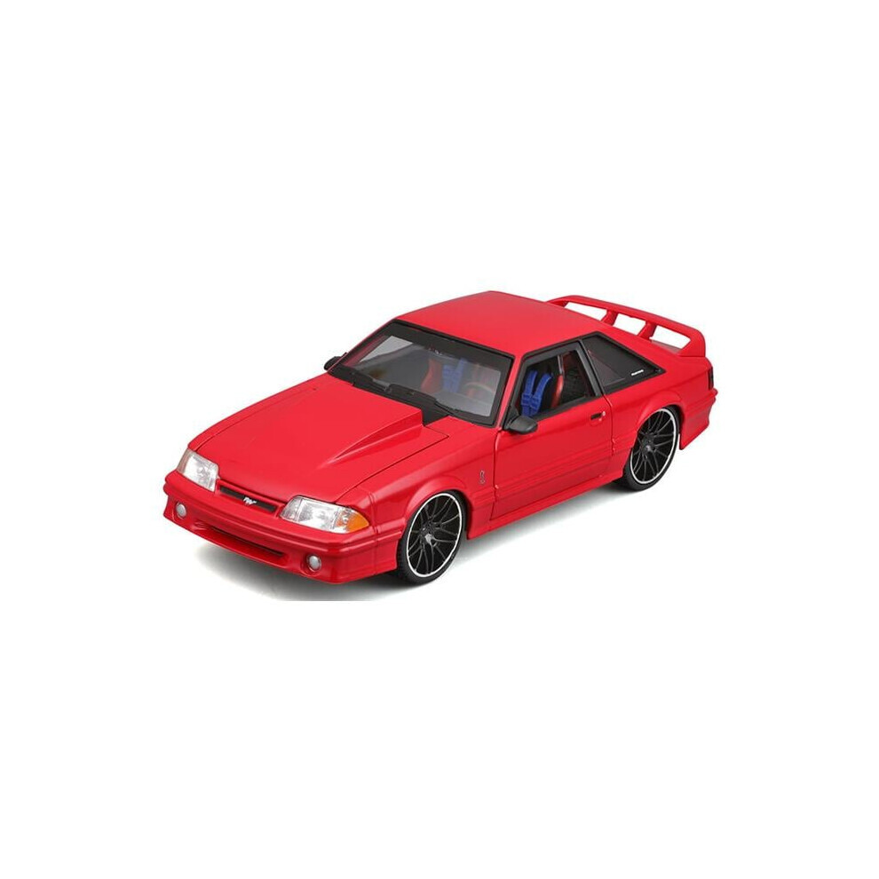 Maxpower B2breplicas Mai32549r Maisto 1993 Ford Mustang Svt Cobra Car Model Kit, Red