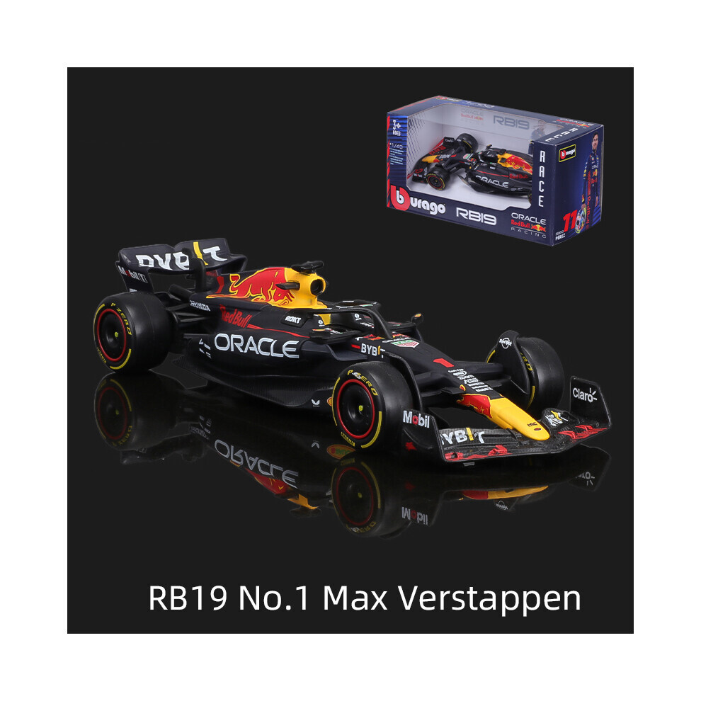 Maxpower Bburago 1:43 F1 Model Regular Version 2023 Bull Racing Rb19 #1 Verstappen Red