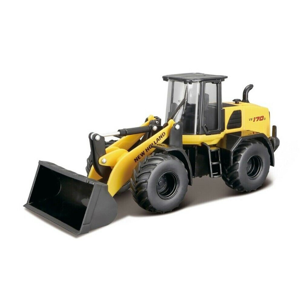Maxpower Bburago 1:50 New Holland W170d Wheel Loader Collectable Diecast Metal Model