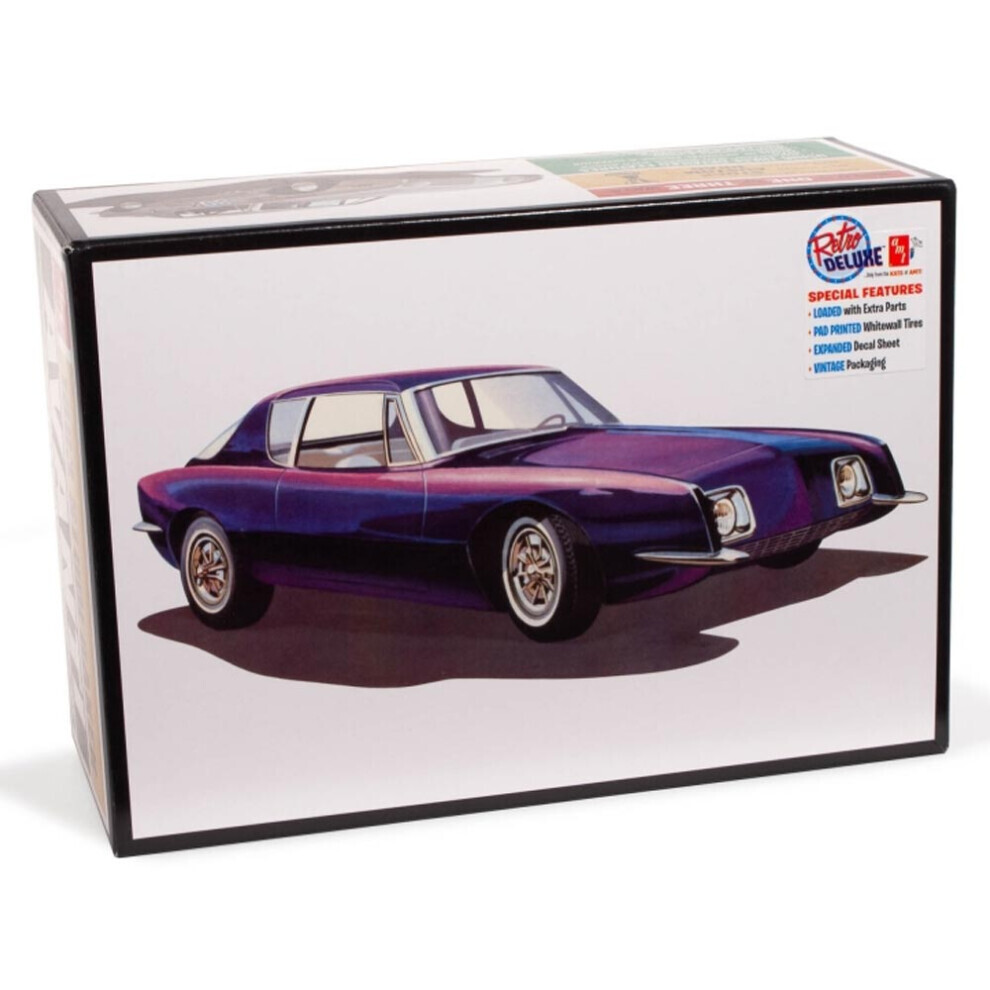 Maxpower Amt 1312 1963 Studebaker Avanti 1:25 Model Kit