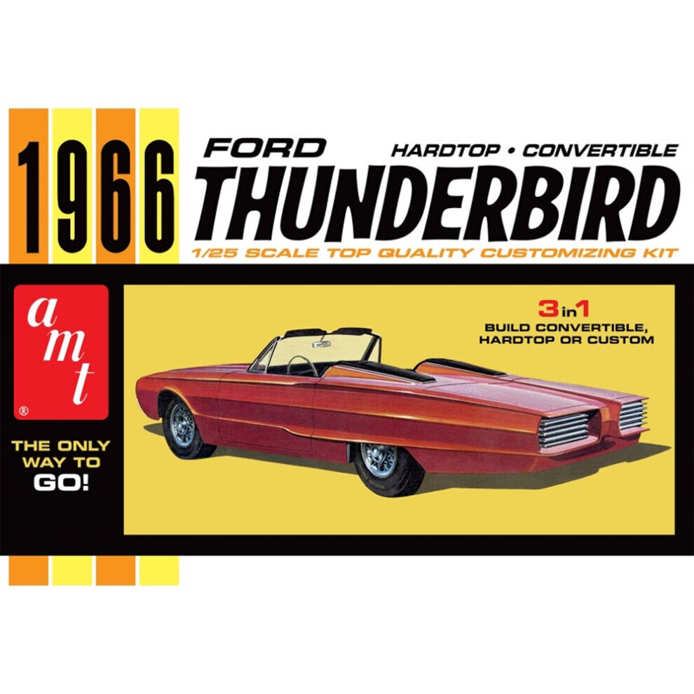 Maxpower Amt 1328 1966 Ford Thunderbird Hardtop/Convertible 1:25 Model Kit