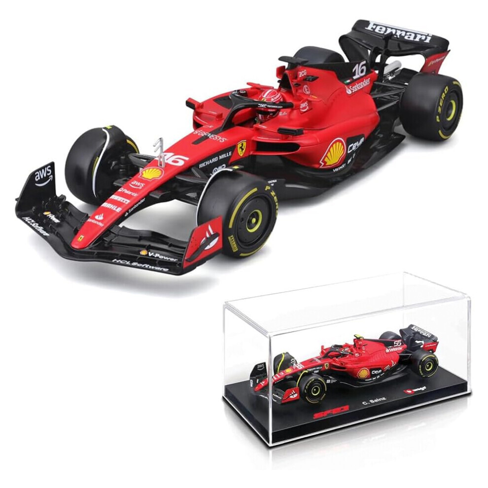 Maxpower Bburago F1 Ferrari Sf-23 #16 Charles Leclerc W/Helmet 2023 1:24 Model