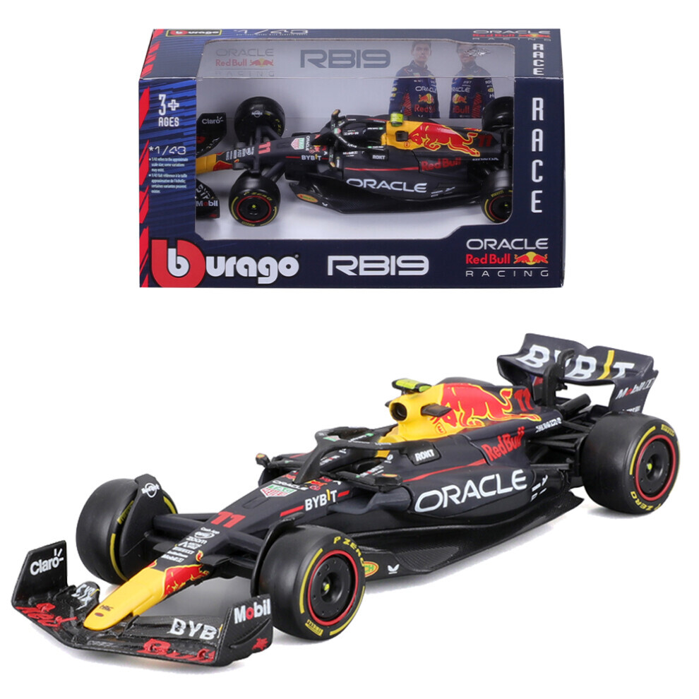 Maxpower Bburago F1 Bull Racing Rb19 #11 Sergio Perez 2023 1:43 Model Red