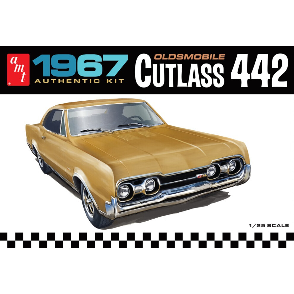 Maxpower Amt 1365 1967 Oldsmobile Cutlass 442 1:25 Model Kit
