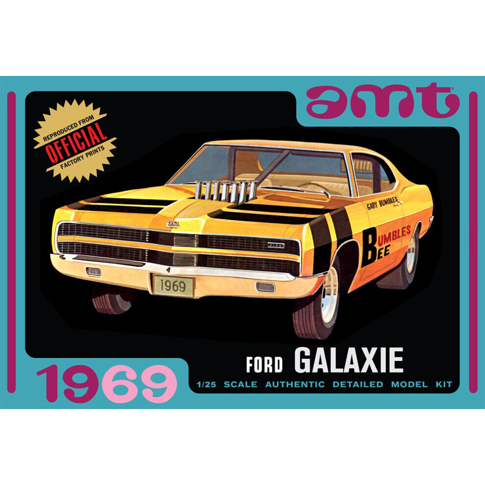 Maxpower Amt 1373 1969 Ford Galaxie Hardtop 1:25 Model Kit