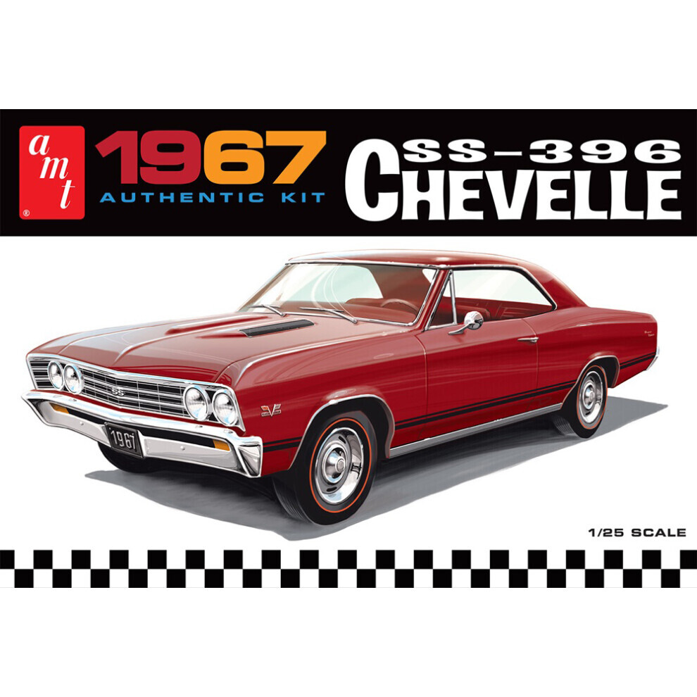 Maxpower Amt 1388 1967 Chevelle Ss396 1:25 Model Kit