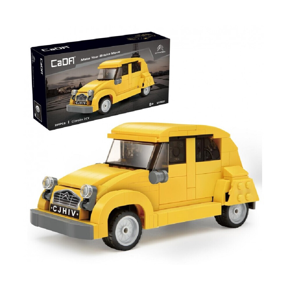 Maxpower Cada 1:24 Citroen 2Cv Retro Car Construction Set 298 Pieces