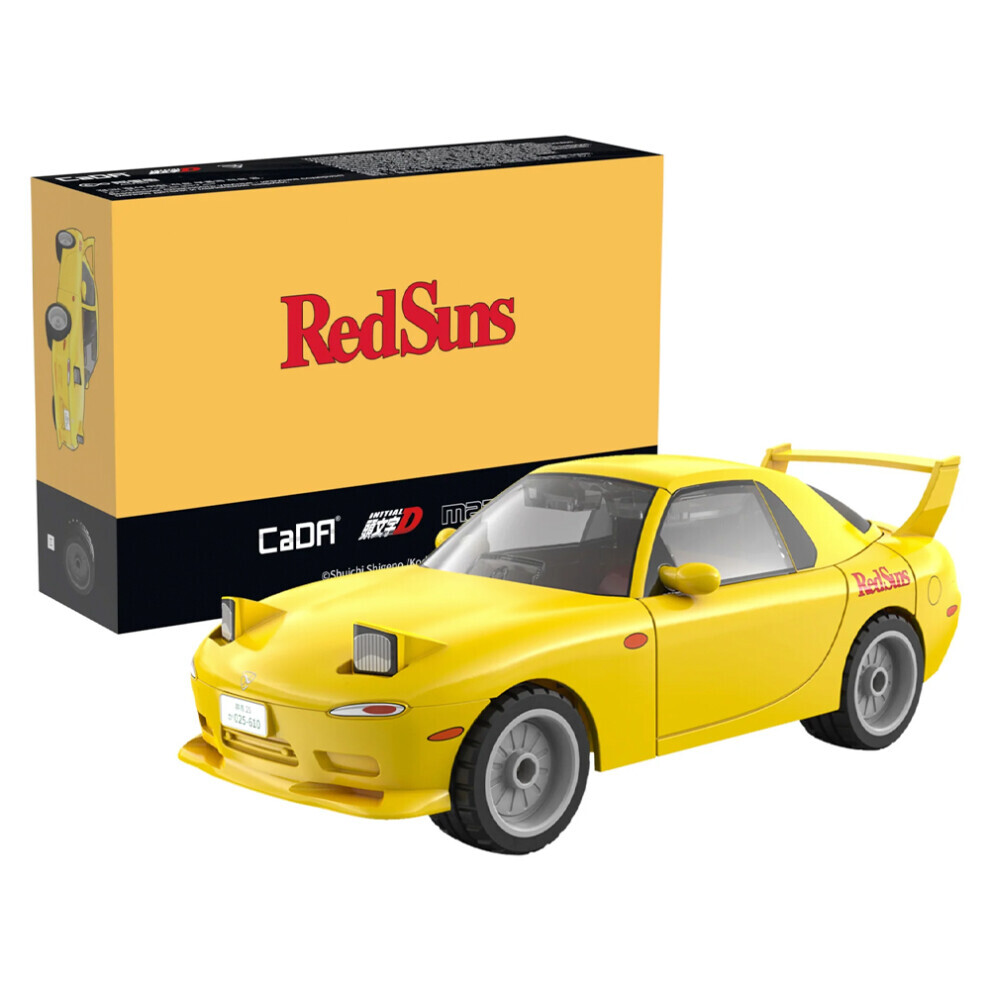 Maxpower Cada Mazda Rx-7 Fd3s Initial D 1:35 Brick Model Age 8+ 66Pcs 55017W