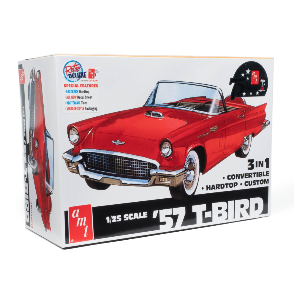 Maxpower Amt 1957 Ford Thunderbird 1:25 Scale Model Kit