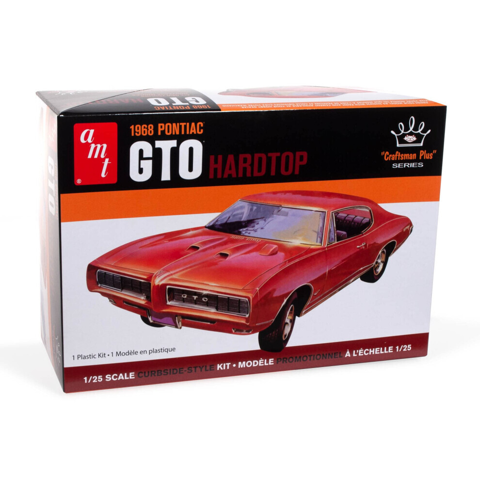 Maxpower Amt 1968 Pontiac Gto Hardtop Craftsman Plus 1:25 Scale Model Kit