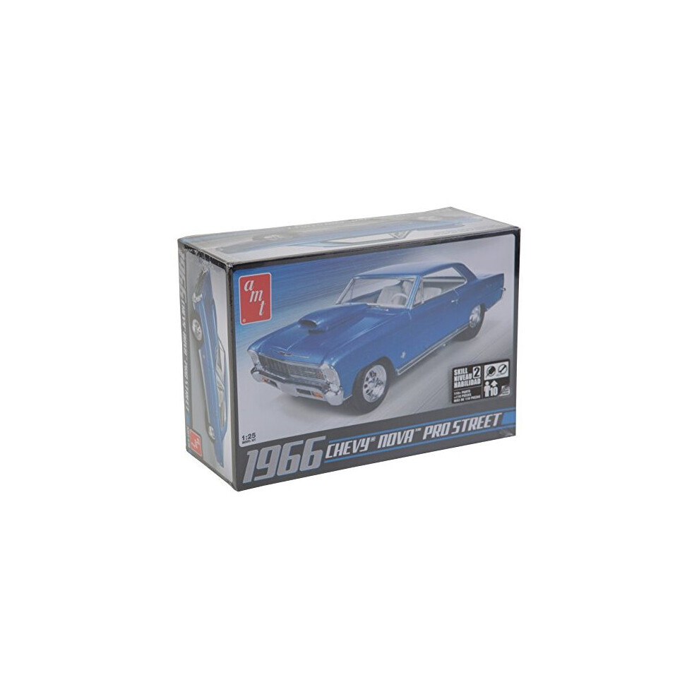 Maxpower Amt Amt636r 1:25 Scale 1966 Chevy Nova Pro Street Model Kit
