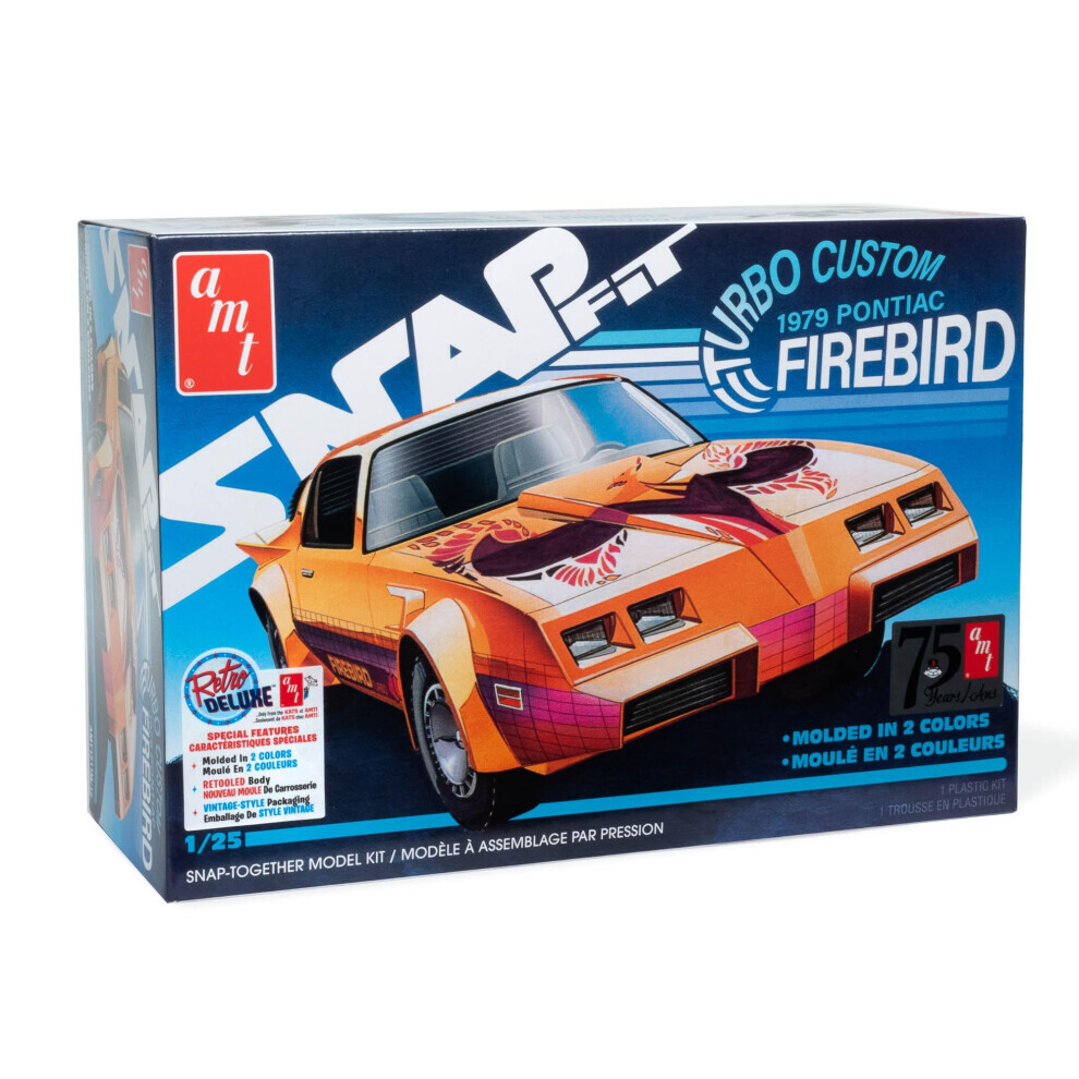 Maxpower Amt 1979 Pontiac Firebird Turbo Custom 1:25 Scale Model Kit