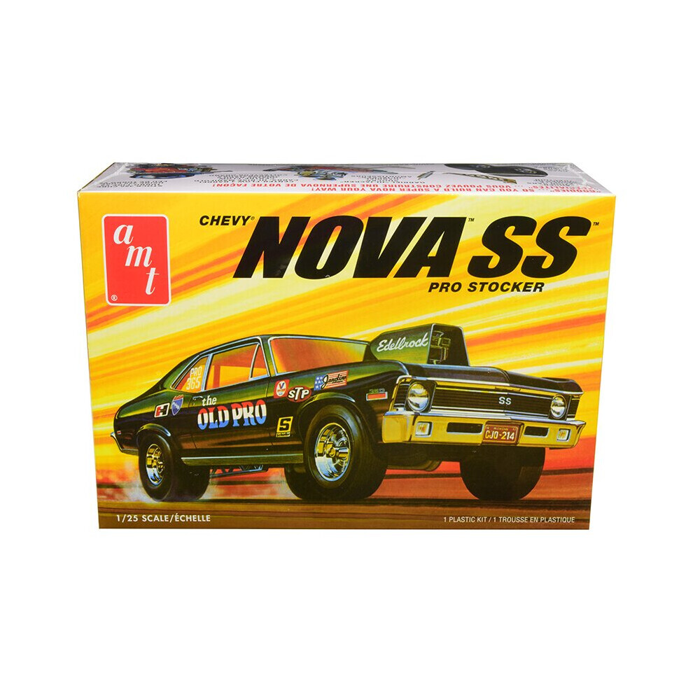 Maxpower Amt Skill 2 Model Kit 1972 Chevrolet Nova Ss \Pro Stocker\