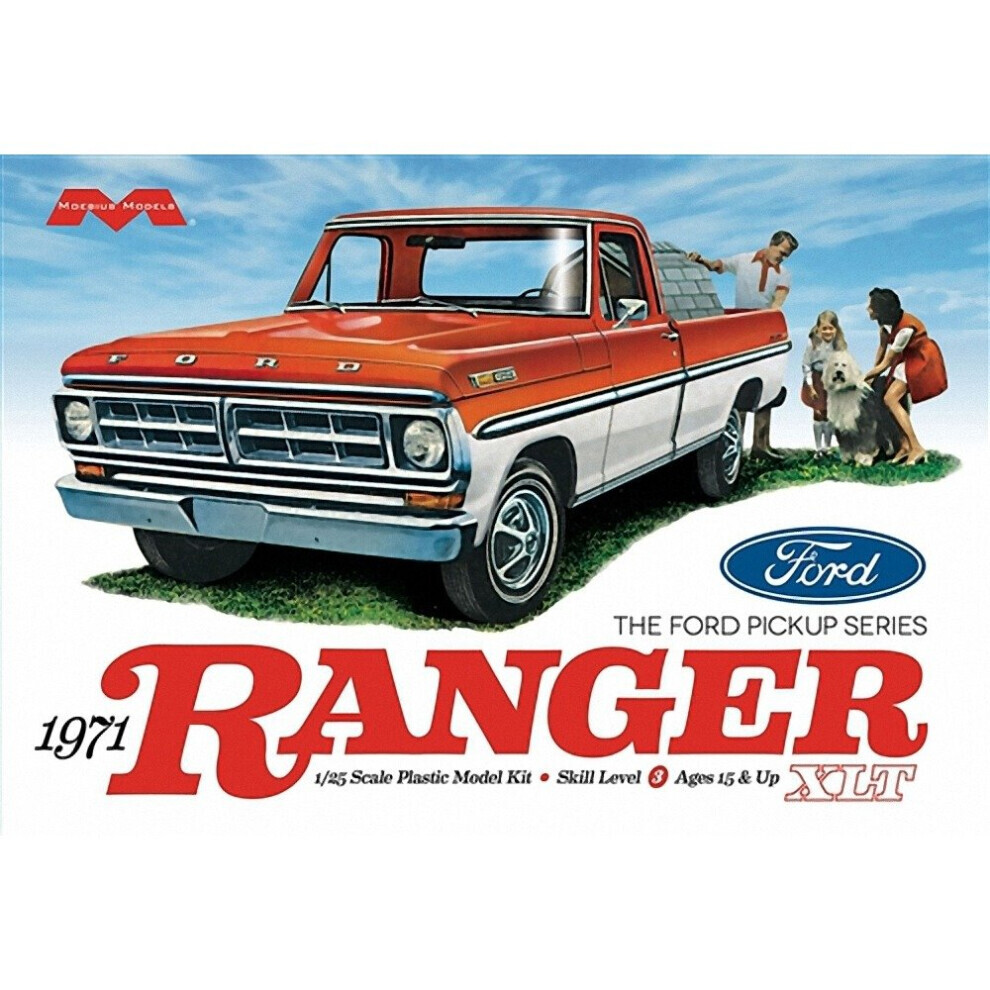Maxpower A-Mmk1208 - Moebius 1:25 - Ford Ranger Pickup 1971 Kit