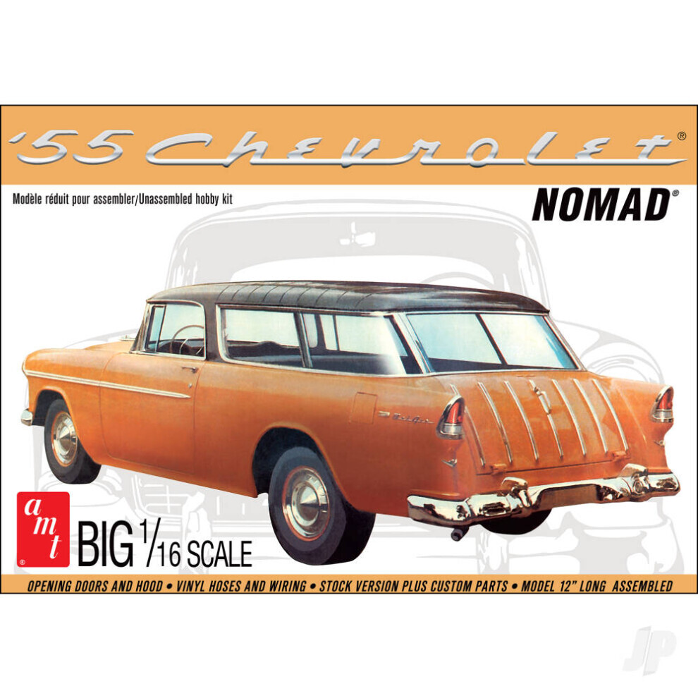 Maxpower Amt 1:16 1955 Chevy Nomad Wagon 1005 Model Kit