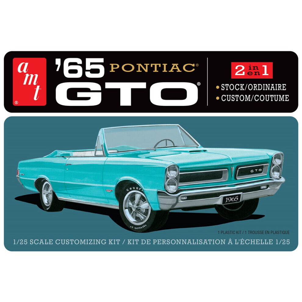 Maxpower Amt 1191M 1965 Pontiac Gto 2-In-1 1:25 Model Kit