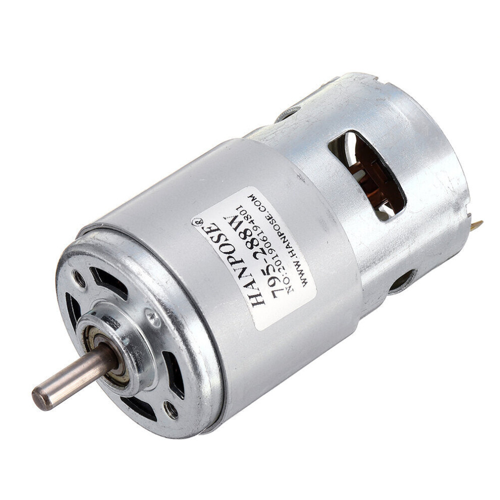 (180W) 795 Motor DC 12V 24V 180/288W DC Motor Large Torque High Power DC Motor Double Ball Bearing Spindle Motor