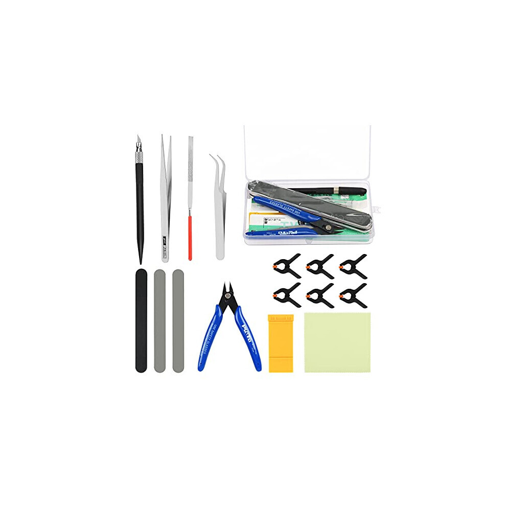 Maxpower 18Pcs Model Tools Kit Gundam Model Making Tools Kit Hobby Craft Tool Sets For Model Making Modeler Basic