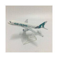 (Air Seoul A380) 16cm Korean Air Boeing 747 Plane Model Aircraft Diecast Metal 1/400 Scale Airplane Model Gift Collection