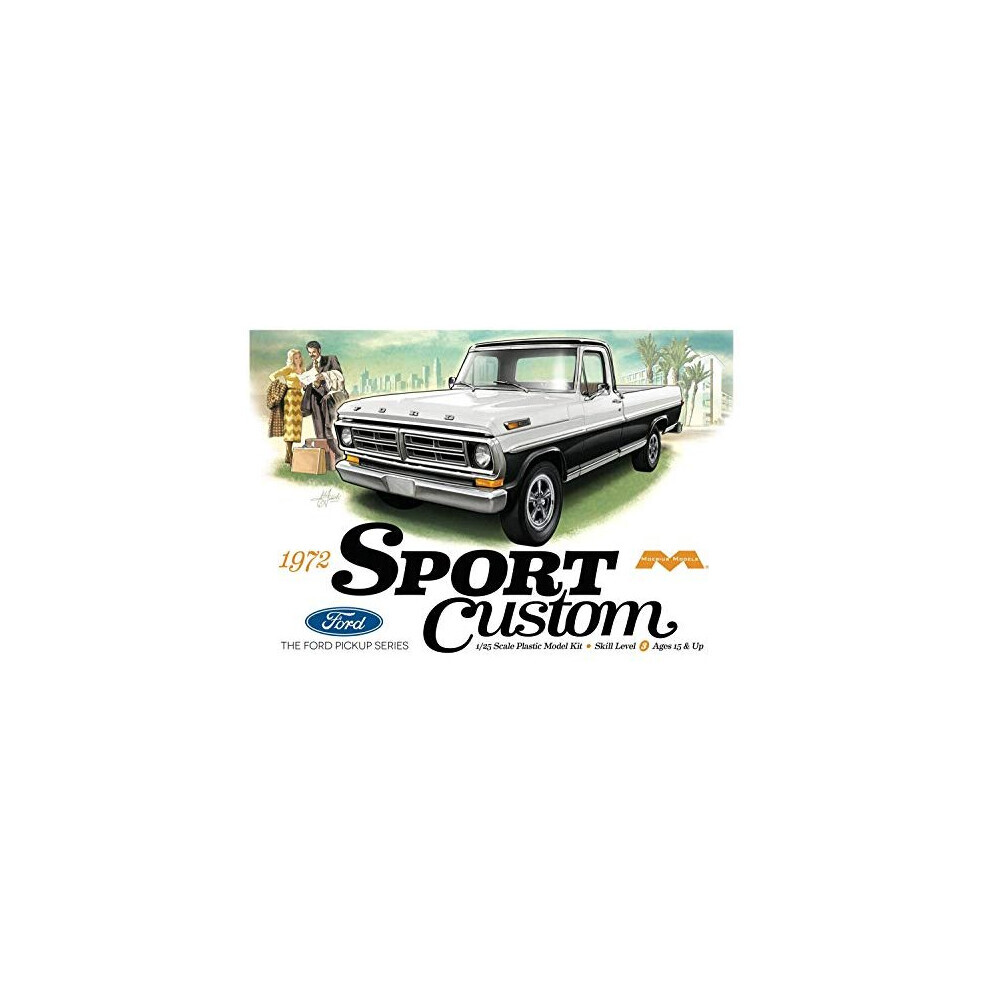 Maxpower 1972 Ford Sport Custom Pick-Up Moebius Model