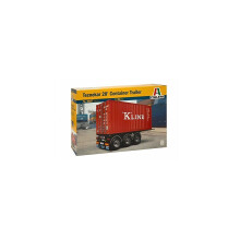 20' CONTAINER TRAILER - Model Kit - Italeri - 1/24