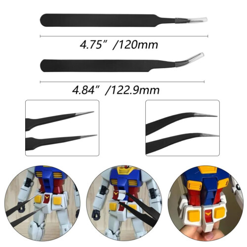 24PCS Modeler Basic Tools Craft Set Gundam Model Tools Kit for Model Assemble Car Model Building Repairing 2