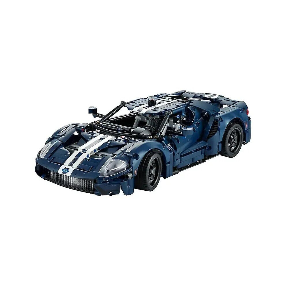 Maxpower (With Paper Manual) 2023 Technical Moc 42154 Ford Gt Muscle Sports Car Building Blocks Model Racing Vehicle Assemble Bricks Toys For Kids Adult