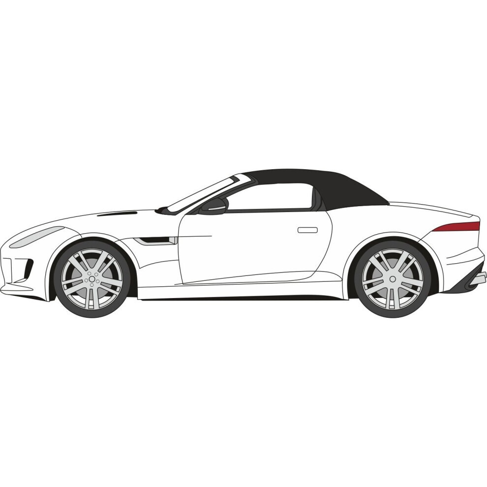 Maxpower 1:76 Polaris Oxford Diecast Jaguar F Type - 176 Scale 76Ftyp002 - Oxford 176 Jaguar Type Polaris Scale 76Ftyp002 White