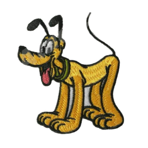 Pluto-koira, 2 3/4"" pitk  , silitysrautainen paikkamerkki