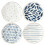 Lenox Blue Bay, set de placi de desert de 4 piese de 4,05 lb 1