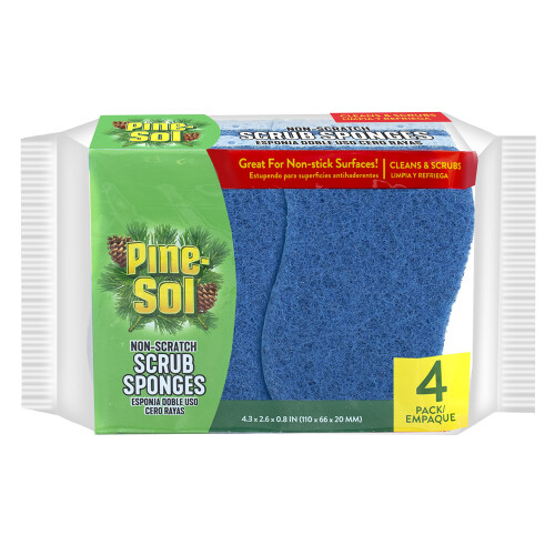 ponges de broussailles non scratch en pin