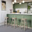 (Pine) Wooden Revolving Swivel Dining Kitchen Bar Stool 6