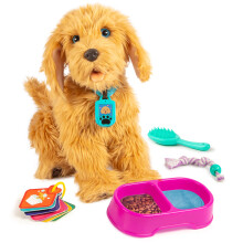 Sky Rocket My Fuzzy Friend Moji Interactive Labradoodle - Plush Interactive Dog Toy for Boys and Girls Loveable and Lifelike Companion Pet