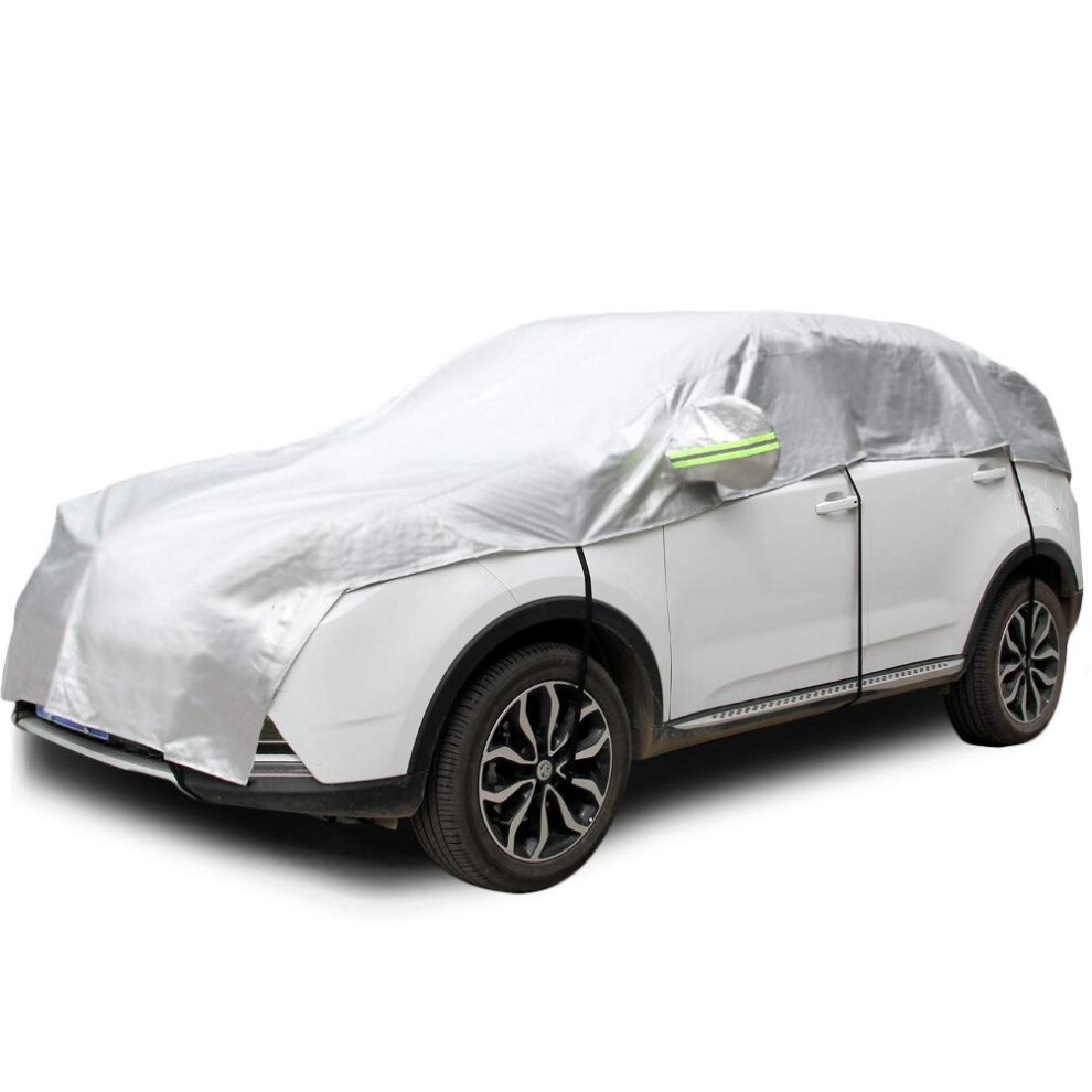 Housse de protection pour voiture Konnfeir, toutes saisons, imperm   able, anti-poussi   re, anti-UV, anti-neige, tissu Oxford 210D universel (convie