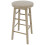 (Pine) Wooden Revolving Swivel Dining Kitchen Bar Stool 9
