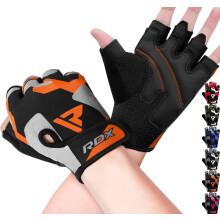 Guanti da sollevamento pesi RDX da donna, fitness, allenamento, antiscivolo, con palmo imbottito