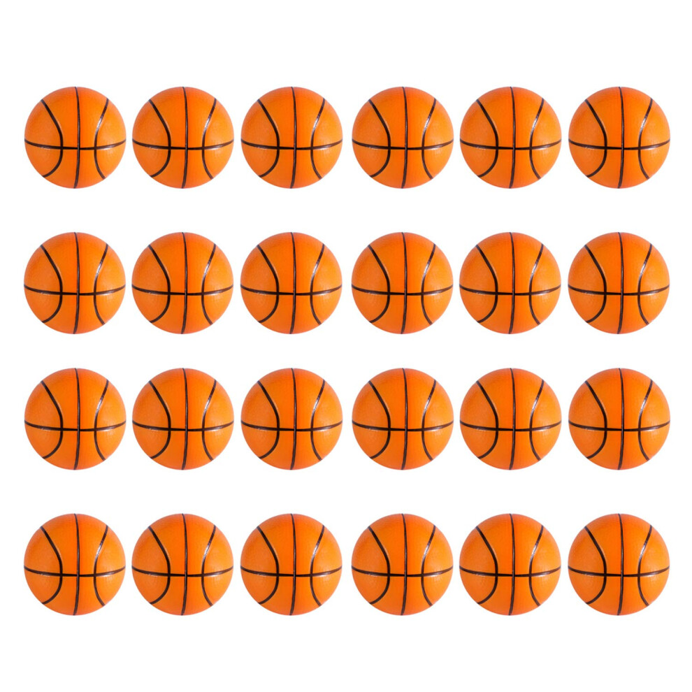 Lot de 24 mini-balles de sport en mousse pour enfants et adultes, mini-ballon de baseball, de football, de basket-ball, de football, de jeu anti-