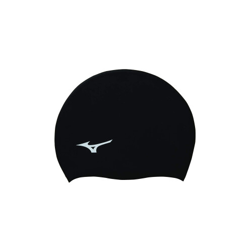 Mizuno Mizuno Σιλικόνη Καπέλο Κολύμβησης, Μαύρο, Ενιαίο Μέγεθος