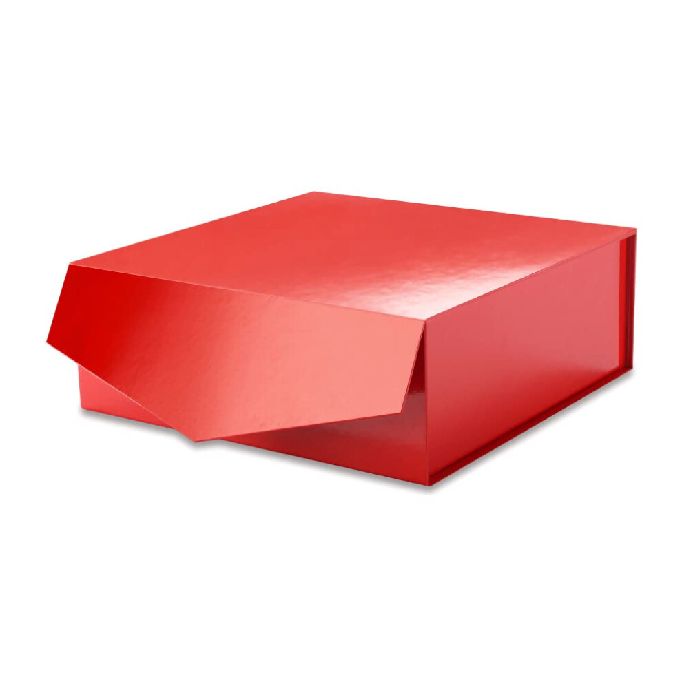 Coffret cadeau MALIcPLUS avec couvercle Grande bo   te cadeau 9x9x34 pouces Bo   te cadeau rouge
