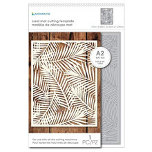 Momentar Tropical Leaf Model Mat Die 1pc Taiere ?ablon de taiere O?el