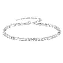 Qjle Girl Women Dainty Anklet Beach Foot Chain Boho s?de perler Justerbar lagdelt k?de S?lv Ankelarmb?nd (Layered Ball Silver)