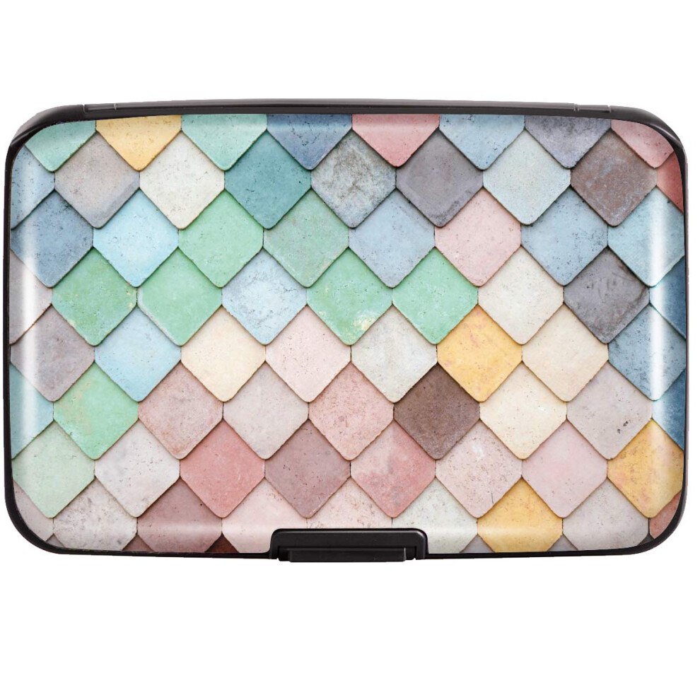 Mini Porte-Cartes De Cr Dit Pour Femme Avec Blocage Rfid, Tui Rigide Et Fin Pour Carte D'identit-image