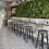 (Black) Wooden Revolving Swivel Dining Kitchen Bar Stool 7