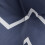 Almofadas de Assento de Patios Quadradas à Prova de Água, 19 x 19 x 5 Polegadas, 2 Peças, Chevron Azul, Almofadas Exteriores 4